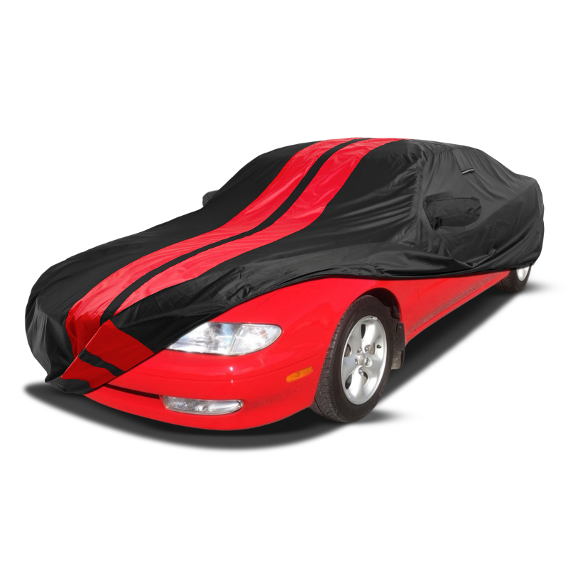 Mazda MX-6 1988-1997 Black Red Pro Series Car Cover