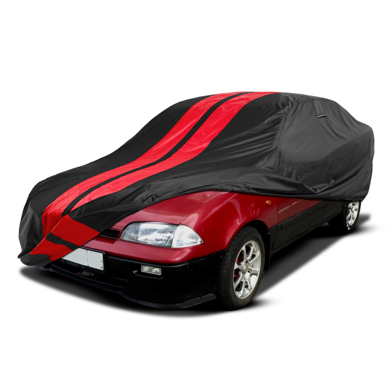 Suzuki Swift Black Red Pro Series Car Cover