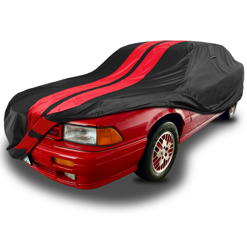 Dodge Spirit 1989-1995 Black Red Pro Series Car Cover