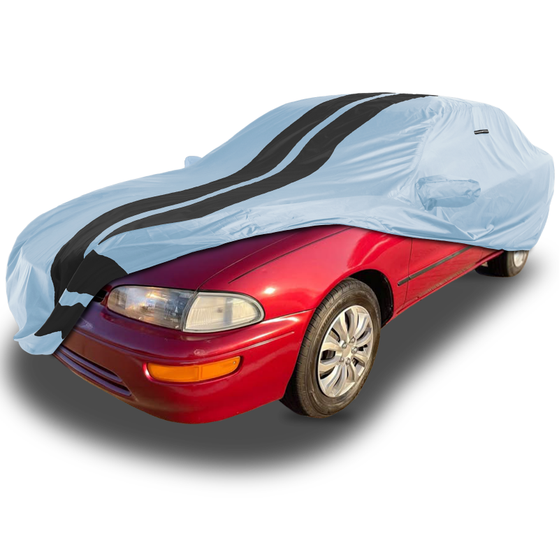 Geo Prizm Gray Black Pro Series Car Cover