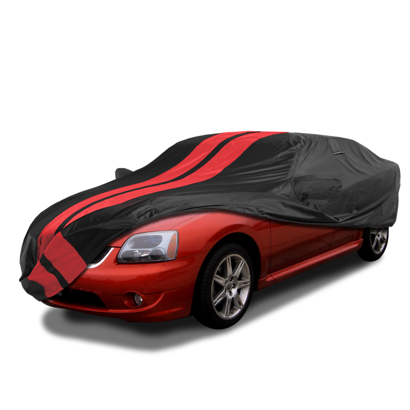Mitsubishi Galant Black Red Pro Series Car Cover