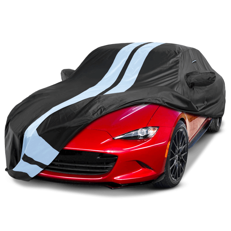 Mazda Miata MX-5 1989-2024 Black Gray TitanGuard Car Cover