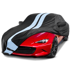 Mazda Miata MX-5 1989-2024 Black Gray TitanGuard Car Cover