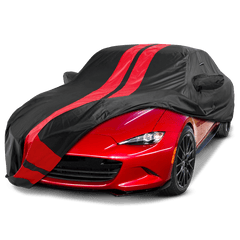 Mazda Miata MX-5 1989-2024 Black Red Pro Series Car Cover