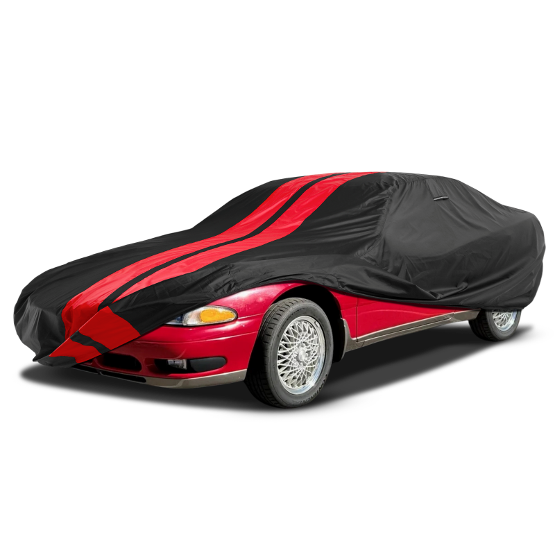 Plymouth Laser 1990-1994 Black Red Pro Series Car Cover