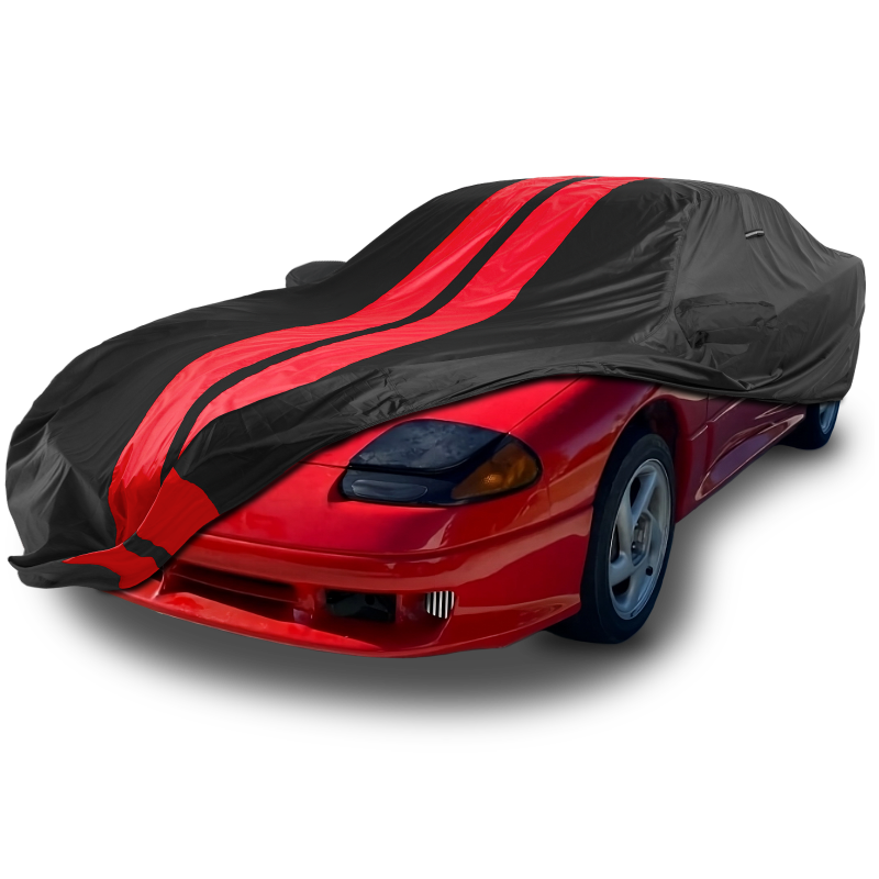 Dodge Stealth 1991-1996 Black Red Pro Series Car Cover
