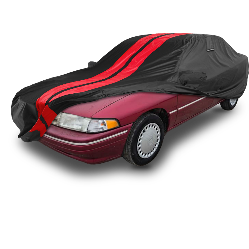 Mercury Tracer Black Red Pro Series Car Cover