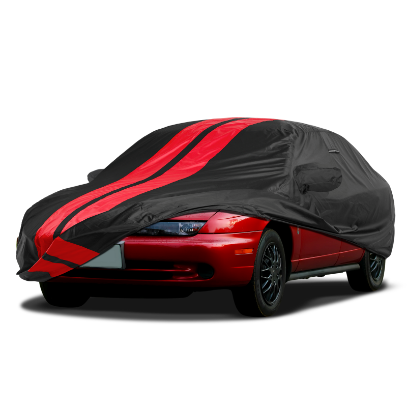 Saturn S-Series SC,SL,SW Black Red Pro Series Car Cover