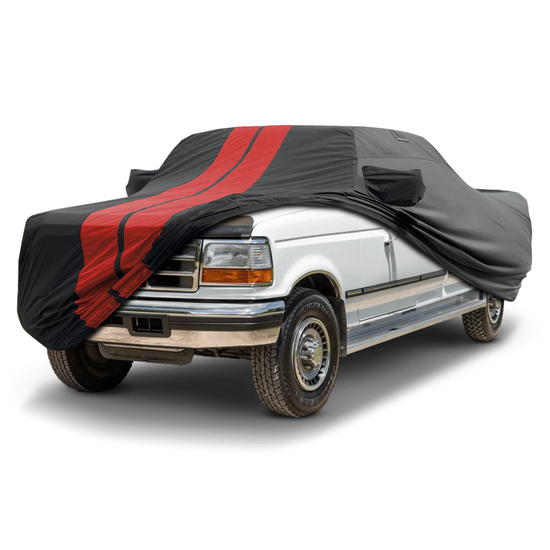 Ford F-150 Black Red TitanGuard Truck Cover