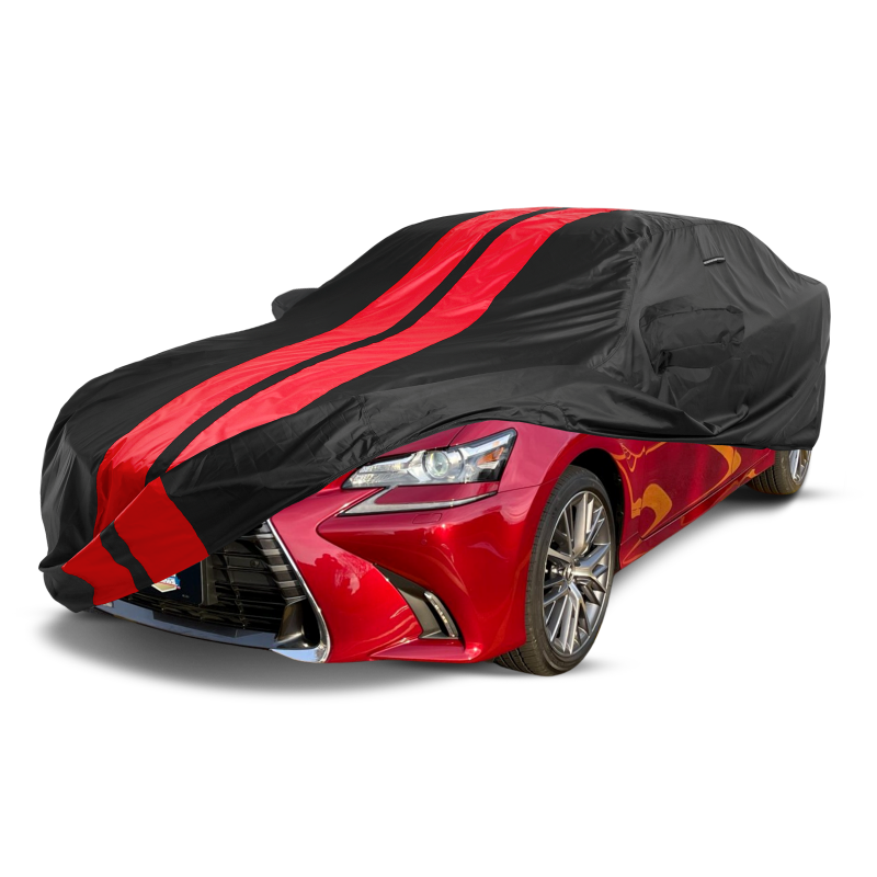 Lexus GS 1993-2020 Black Red Pro Series Car Cover