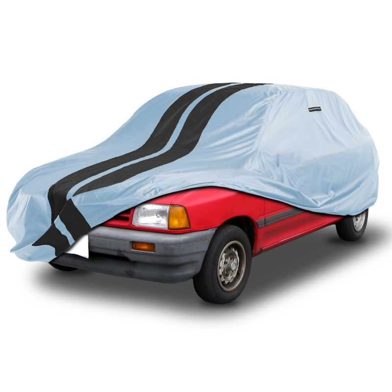 Ford Aspire Hatchback 1994-1997 Gray Black Pro Series Car Cover