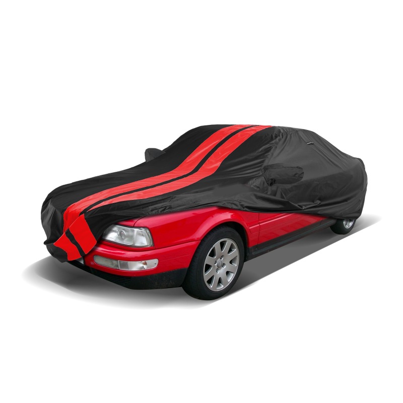 Audi Cabriolet 1994-1998 Black Red Pro Series Car Cover