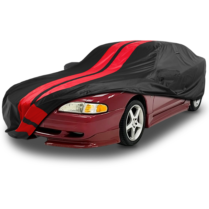 Ford Mustang Roush Black Red Pro Series Car Cover