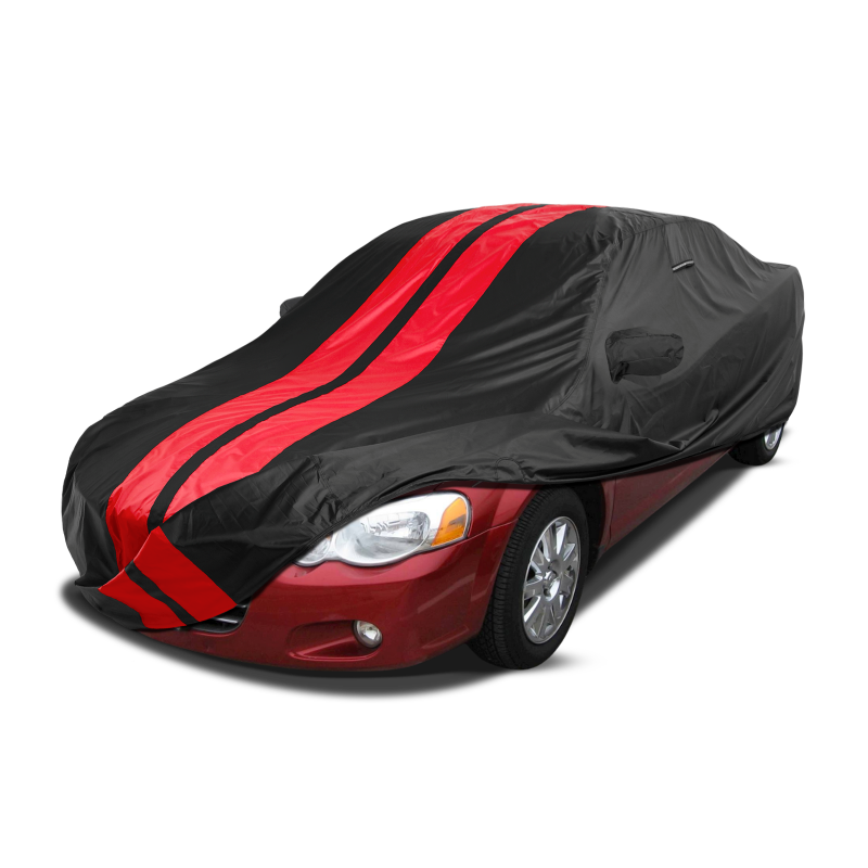 Chrysler LHS 1994-2001 Black Red Pro Series Car Cover