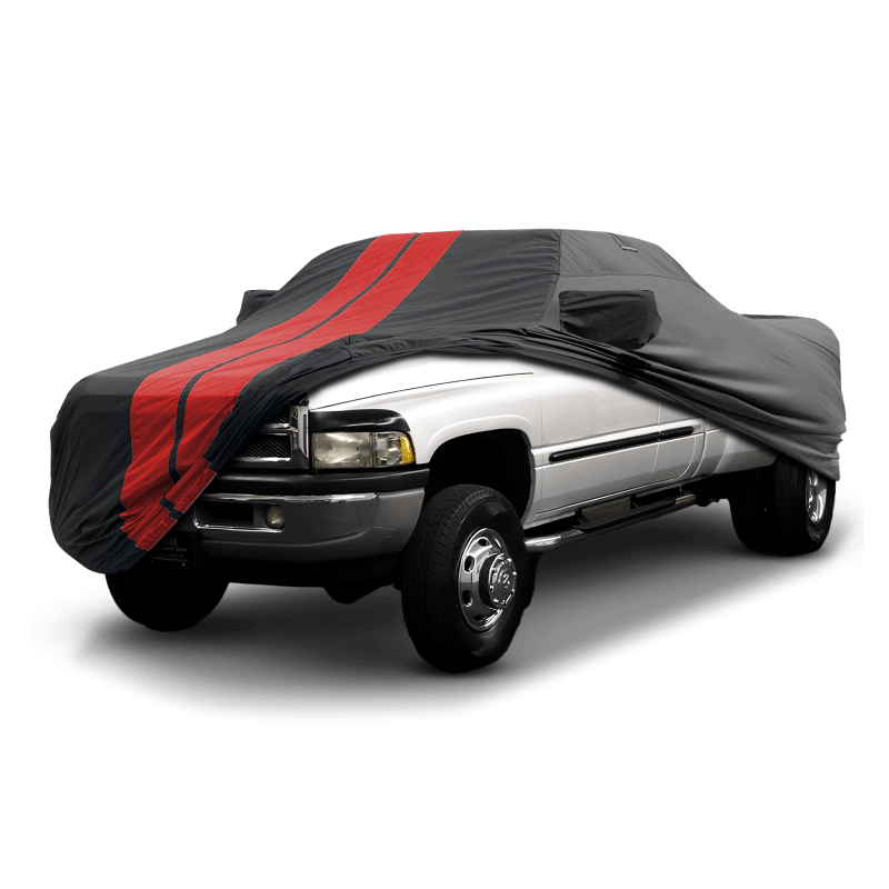 Dodge Ram 3500 Black Red Pro Series Truck Cover