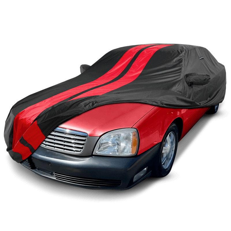 Cadillac DeVille Black Red Pro Series Car Cover