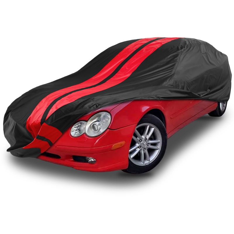 Mercedes-Benz C-Class Black Red Pro Series Car Cover