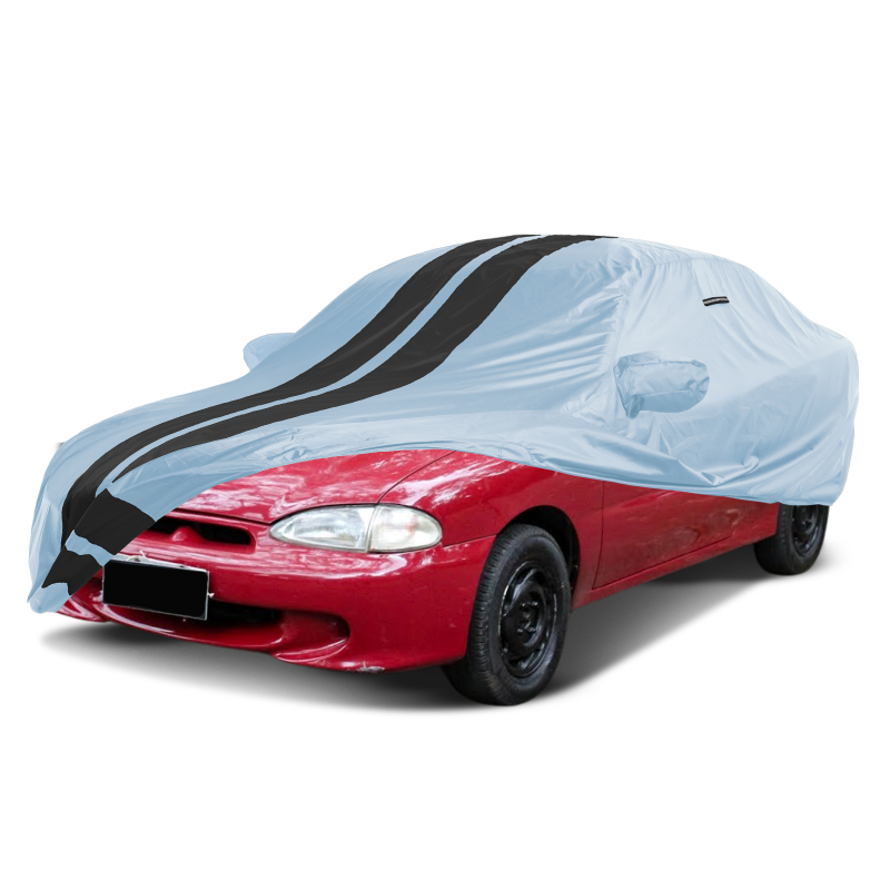 Hyundai Accent Gray Black Pro Series Car Cover