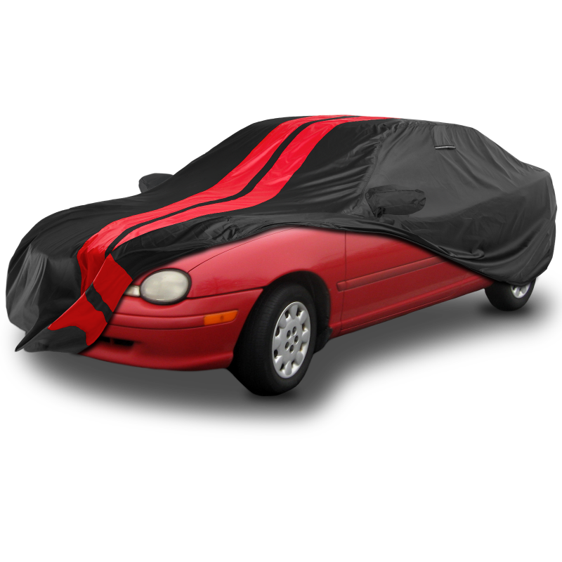Dodge Neon Black Red Pro Series Car Cover