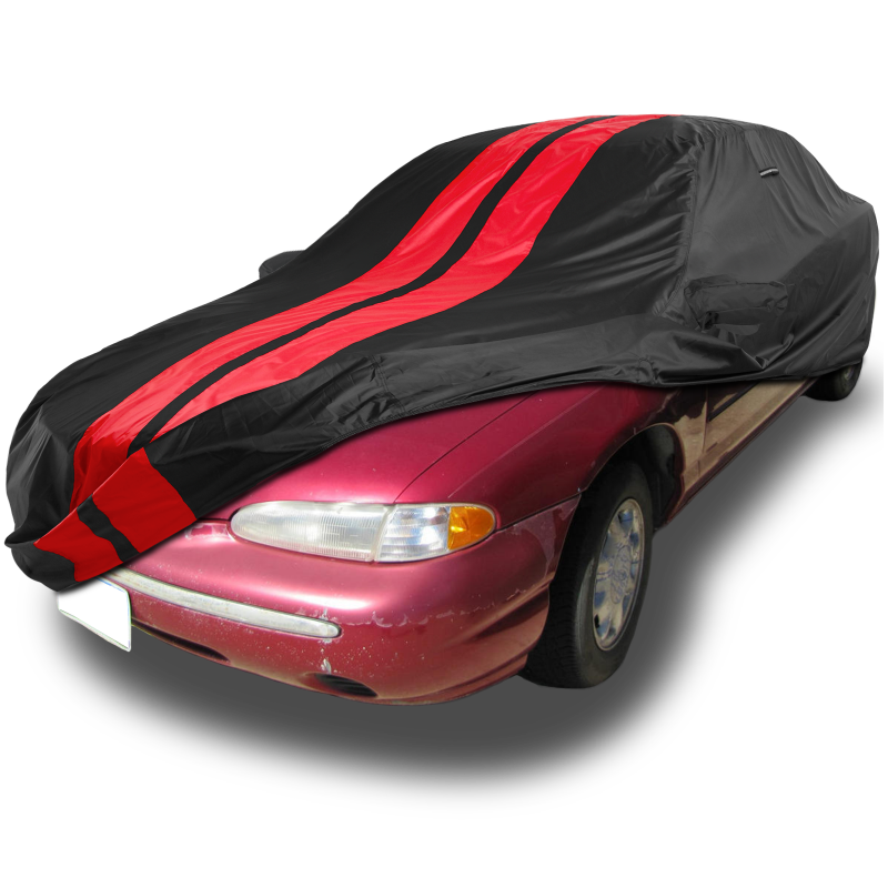 Ford Contour 1995-2000 Black Red Pro Series Car Cover