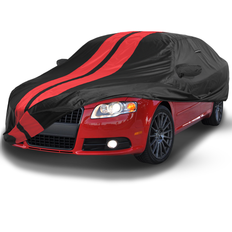 Audi A4 Black Red Pro Series Car Cover