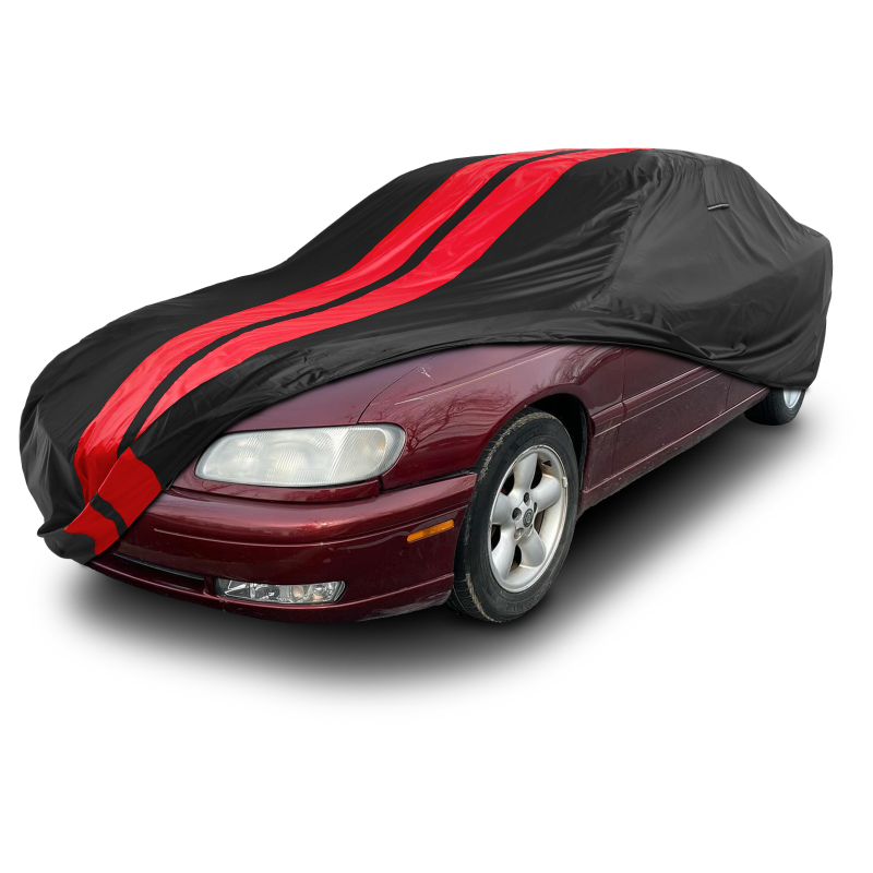 Cadillac Catera 1997-2001 Black Red Pro Series Car Cover