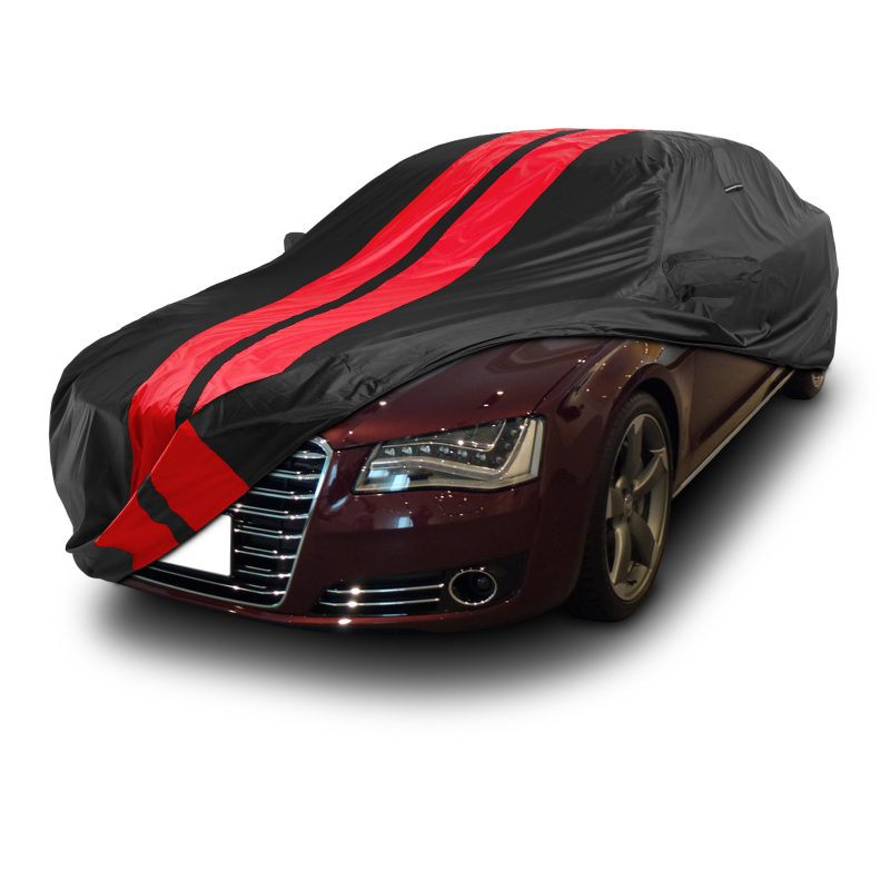 Audi A8 Black Red Pro Series Car Cover