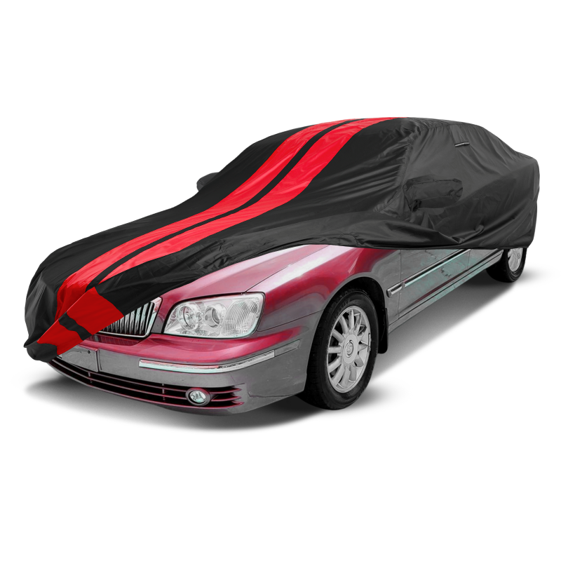 Hyundai XG300,XG350 1998-2005 Black Red Pro Series Car Cover