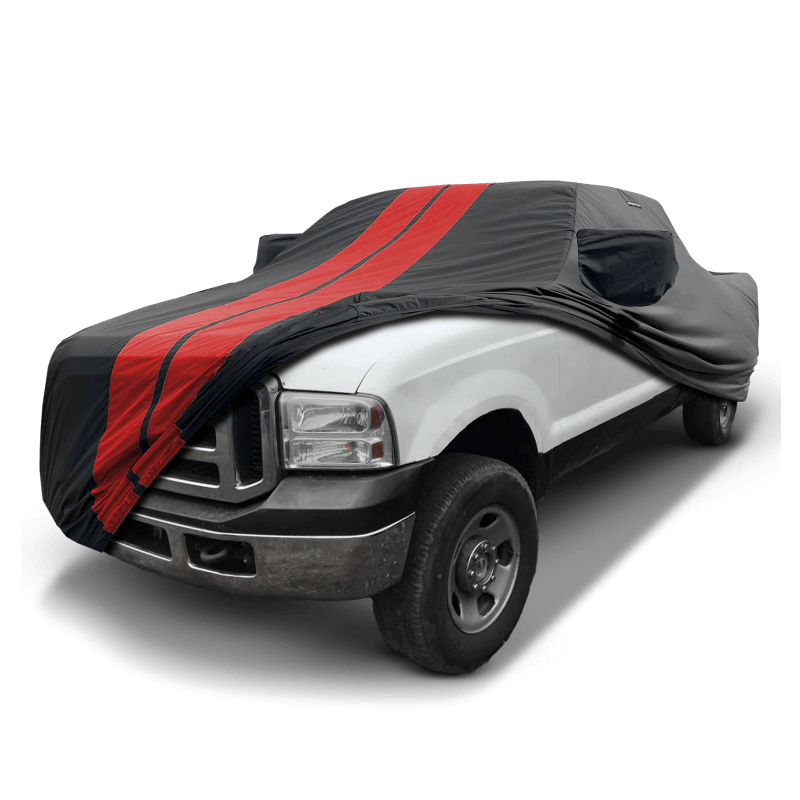 Ford F-250, F-350, F-450 Super Duty Black Red TitanGuard Truck Cover