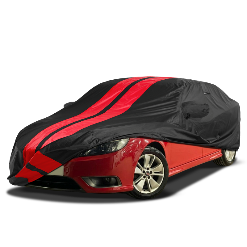 Saab 9-5 Black Red Pro Series Car Cover