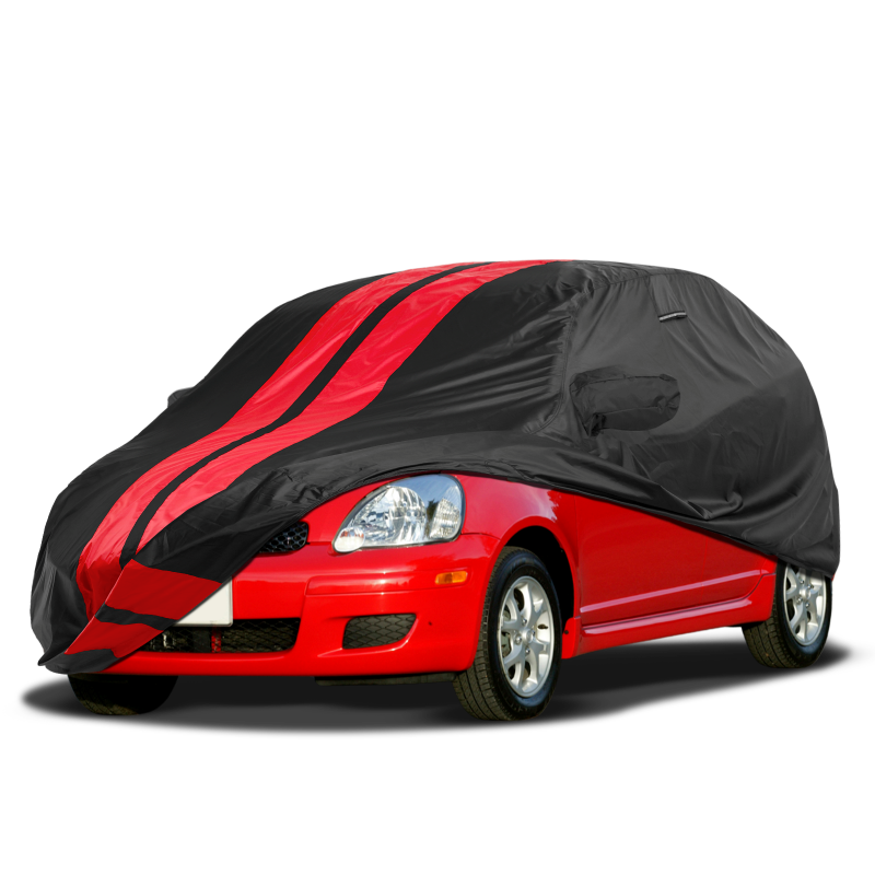 Toyota Echo 2000-2005 Black Red Pro Series Car Cover