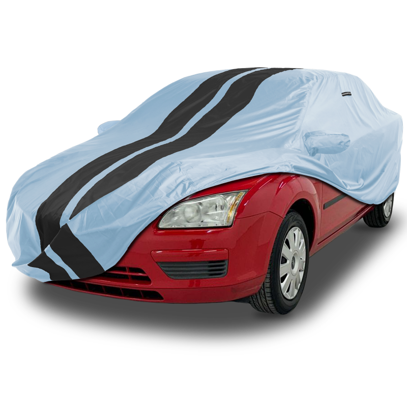 Ford Focus Gray Black Pro Series Car Cover