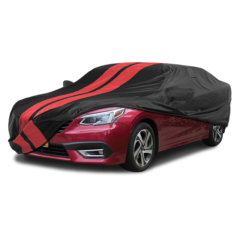 Subaru Outback 2000-2009 Black Red Pro Series Car Cover