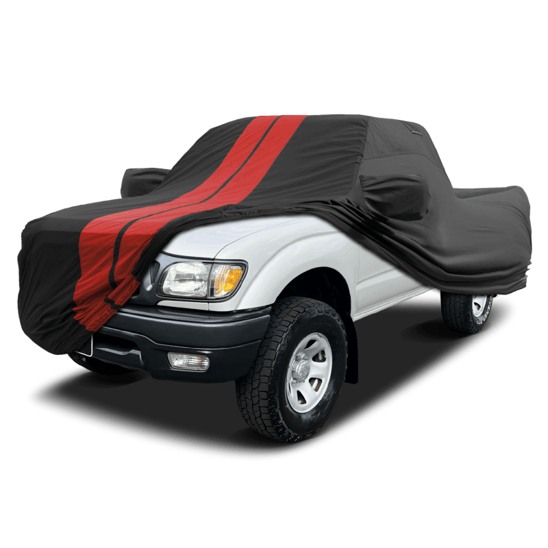 Toyota Tacoma Black Red Pro Series Truck Cover