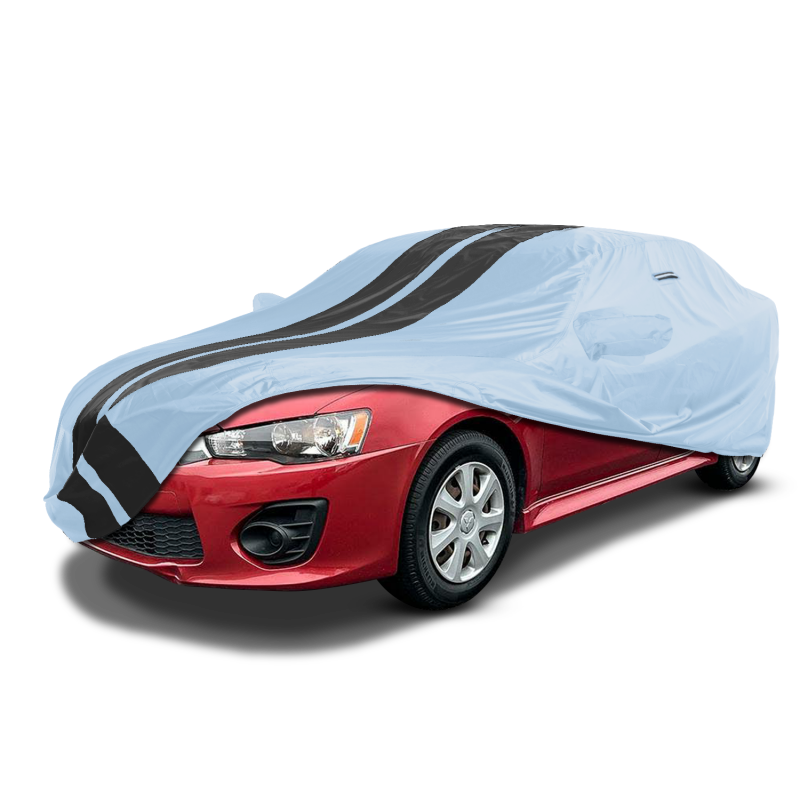 Mitsubishi Lancer Gray Black Pro Series Car Cover