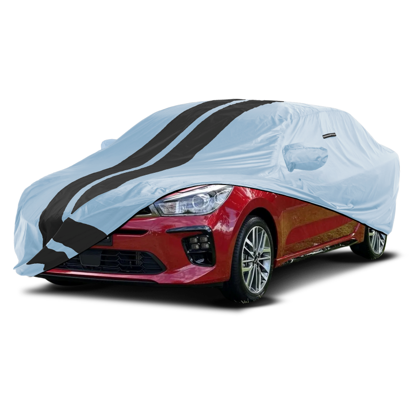 Kia Rio Gray Black Pro Series Car Cover