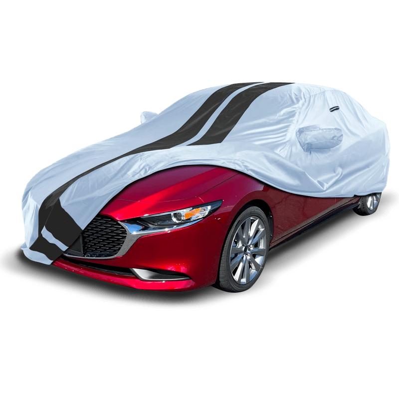 Mazda Mazda3 2003-2025 Gray Black Pro Series Car Cover