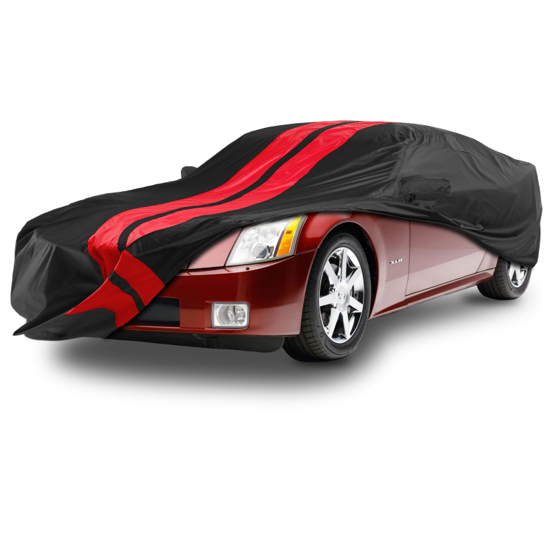 Cadillac XLR Roadster 2004-2009 Black Red Pro Series Car Cover