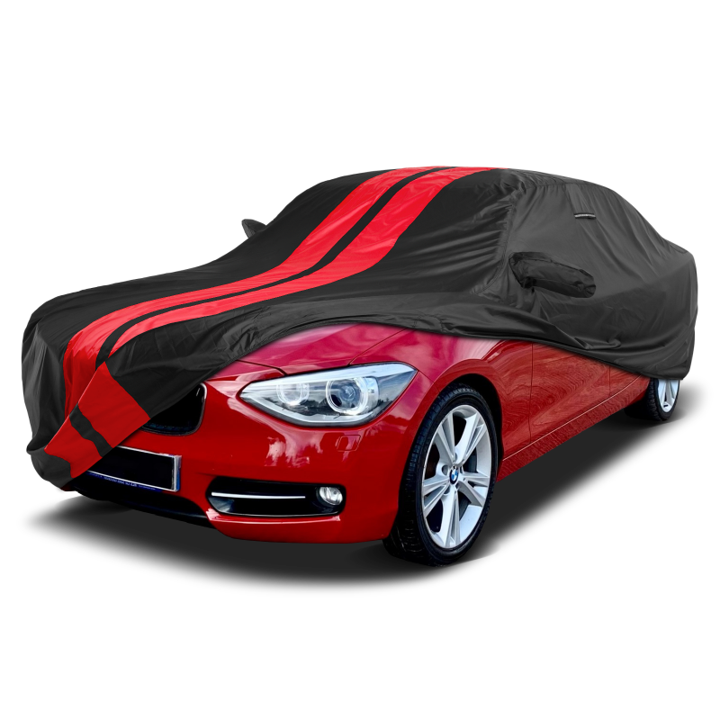 BMW 1-Series Black Red Pro Series Car Cover