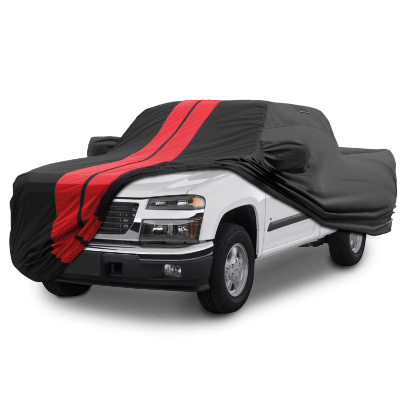 GMC Canyon Black Red Pro Series Truck Cover