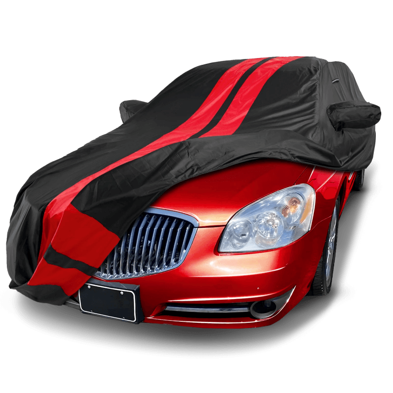 Buick Lucerne 2005-2011 Black Red TitanGuard Car Cover