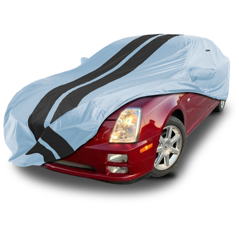 Cadillac STS 2005-2011 Gray Black Pro Series Car Cover