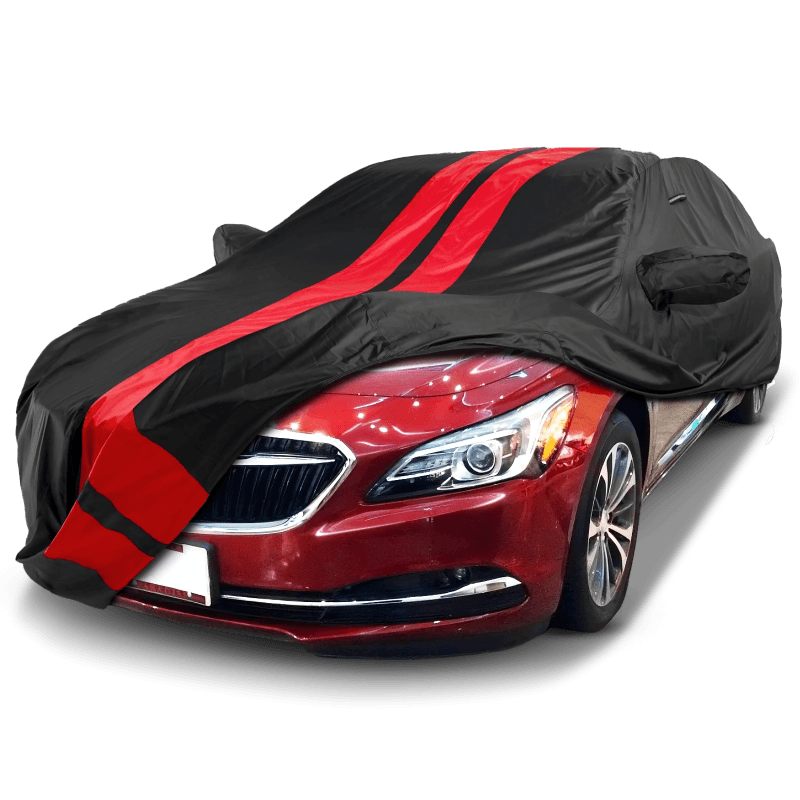 Buick Lacrosse 2005-2019 Black Red Pro Series Car Cover