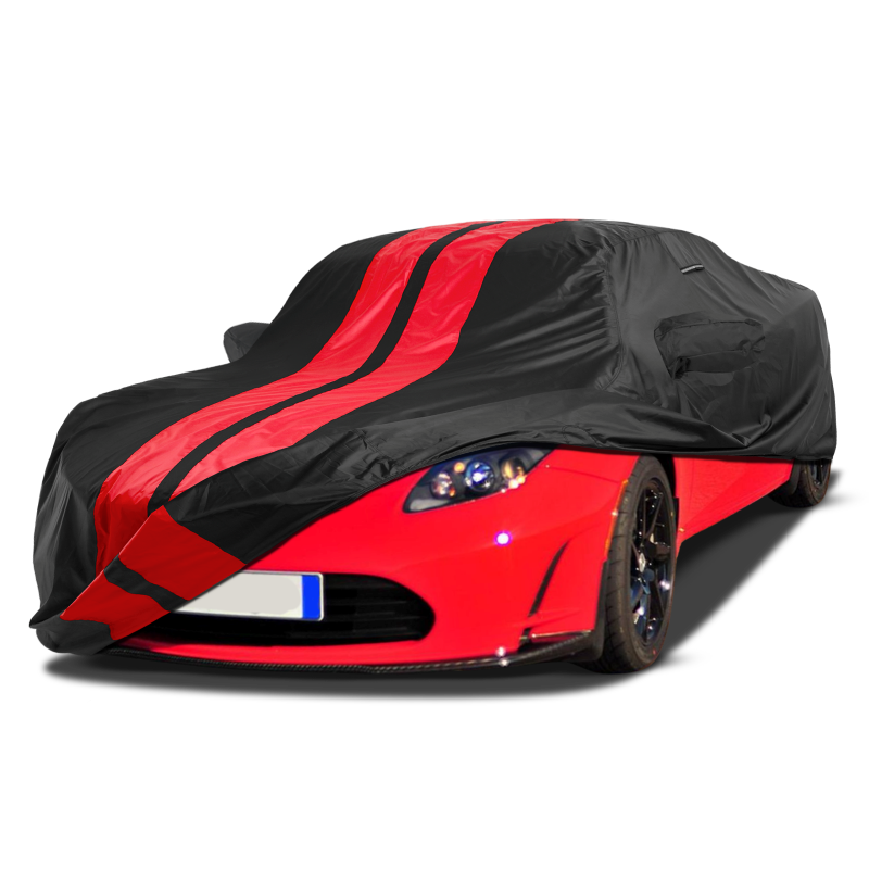 Tesla 2006-2025 Black Red Pro Series Car Cover