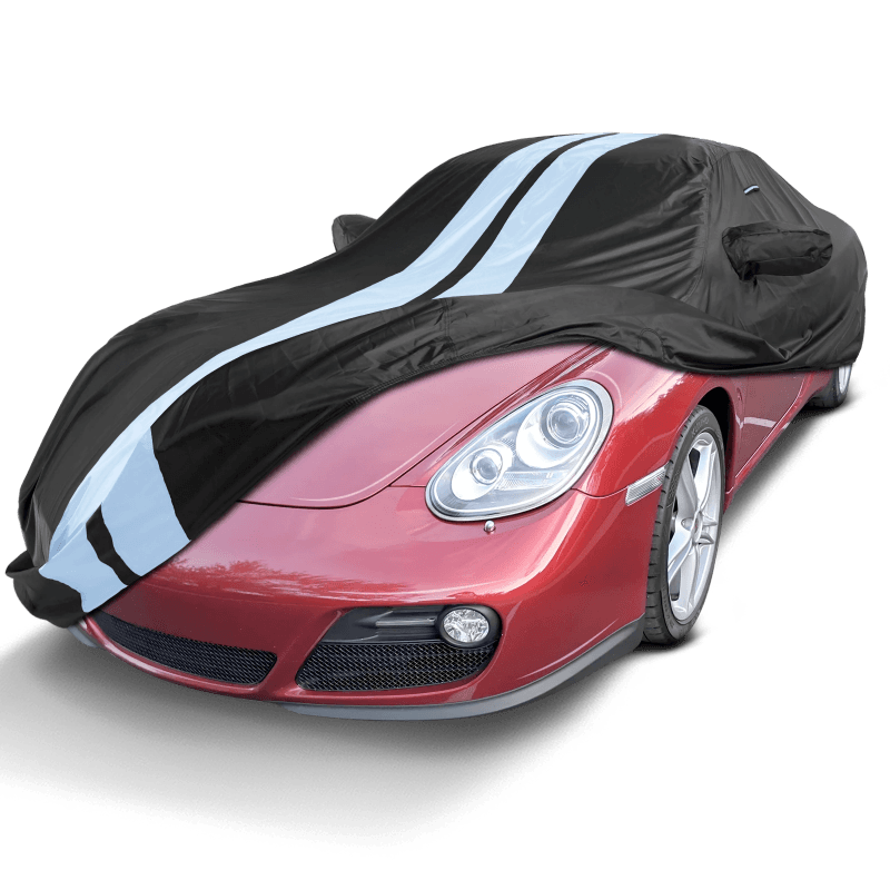 Porsche Cayman 2006-2016 Black Gray TitanGuard Car Cover