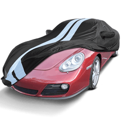 Porsche Cayman 2006-2016 Black Gray TitanGuard Car Cover