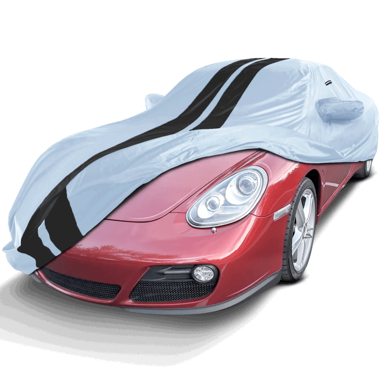 Porsche Cayman 2006-2016 Gray Black Pro Series Car Cover