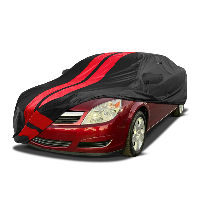 Saturn Aura 2007-2010 Black Red Pro Series Car Cover