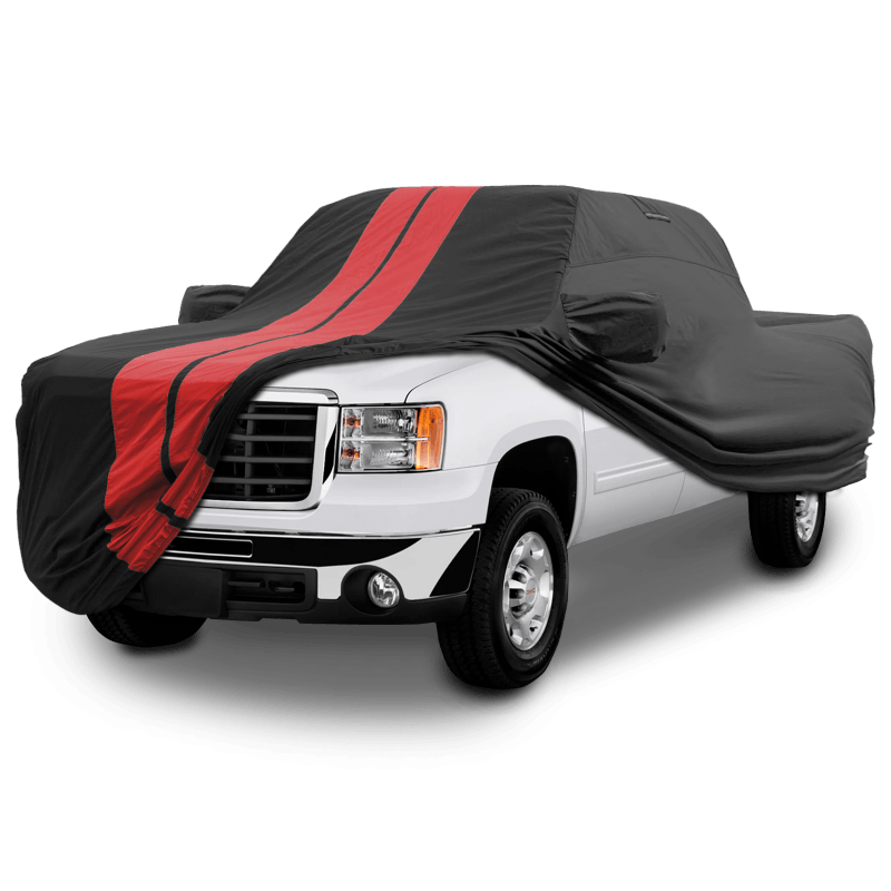 GMC Sierra 2500HD, 3500HD Black Red TitanGuard Truck Cover