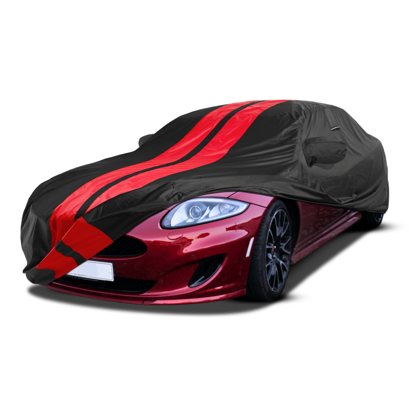 Jaguar XK,XKR 2009-2015 Black Red Pro Series Car Cover